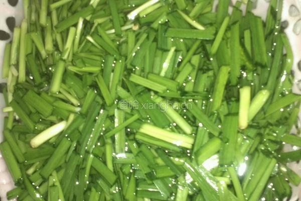 家常菜韭菜炒鸡蛋的做法图解3