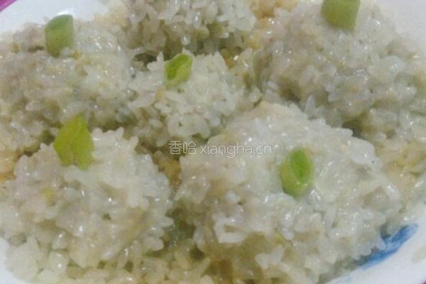 珍珠肉丸的做法图解5