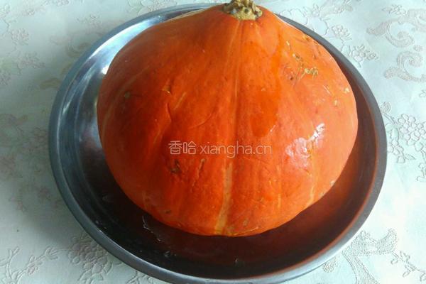 南瓜玫瑰花卷的做法图解1