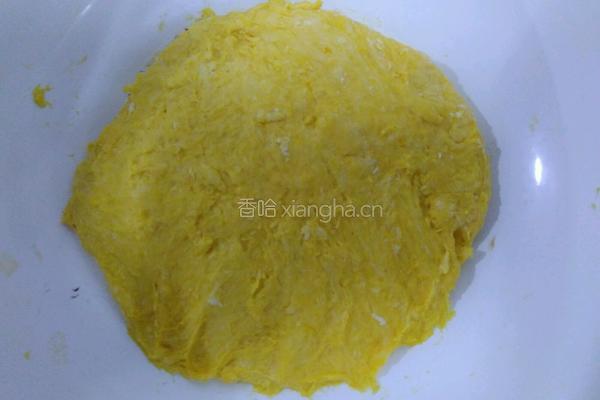 南瓜玫瑰花卷的做法图解6