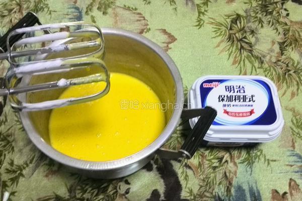 鸡蛋布丁蛋糕8寸方模的做法图解8