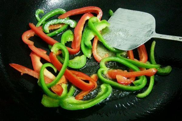 青椒炒腰花的做法图解6