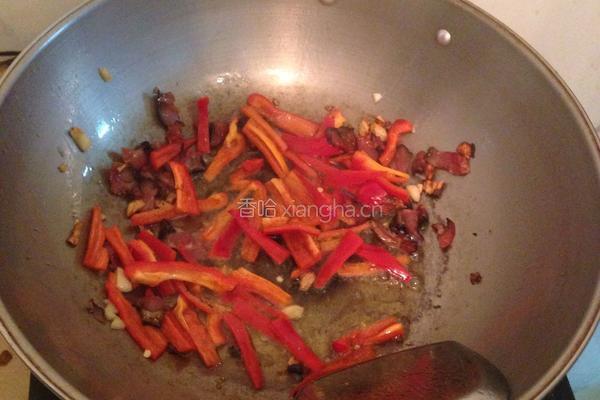 长豆角炒腊肉的做法图解7