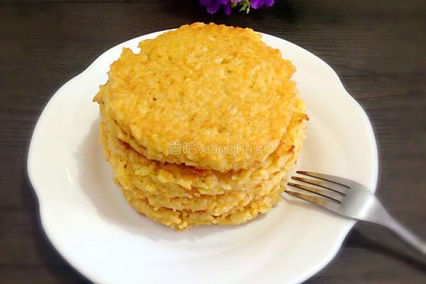 米饭煎饼的做法图解4