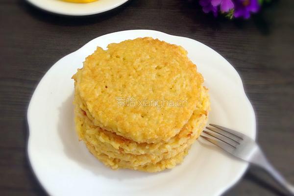 米饭煎饼的做法图解3