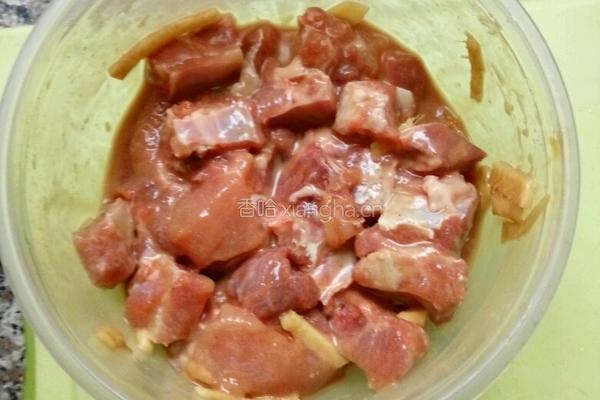 糯米蒸排骨的做法图解3