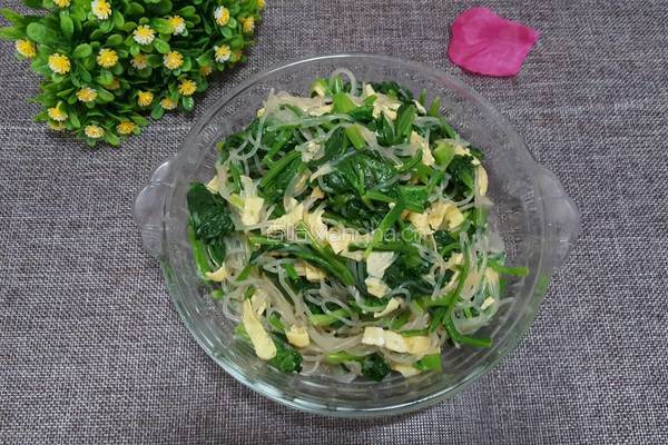 凉拌菠菜