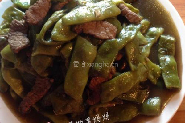肉炖豆角的做法图解7