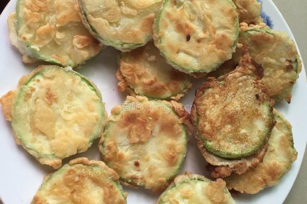 黄金/西葫芦煎饼的做法图解4