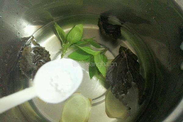 紫苏薄荷姜茶的做法图解3