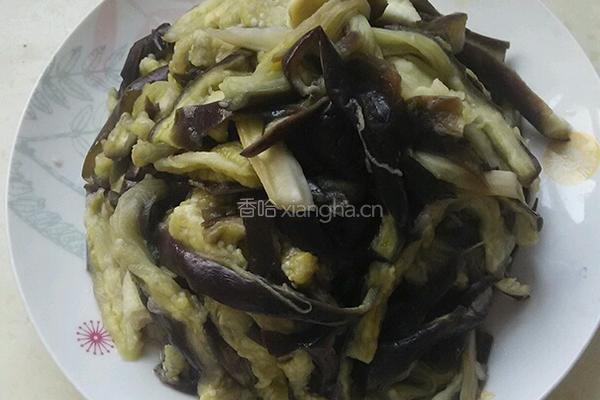 麻汁蒜泥拌茄子的做法图解4