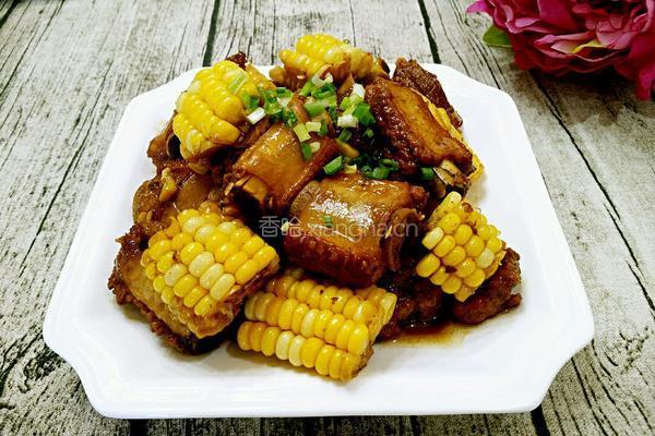 玉米烧排骨的做法图解14