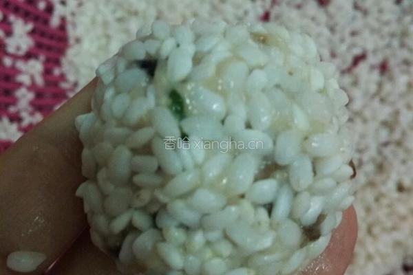 糯米珍珠丸子的做法图解6