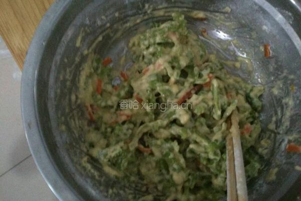 苦瓜蛋饼的做法图解4
