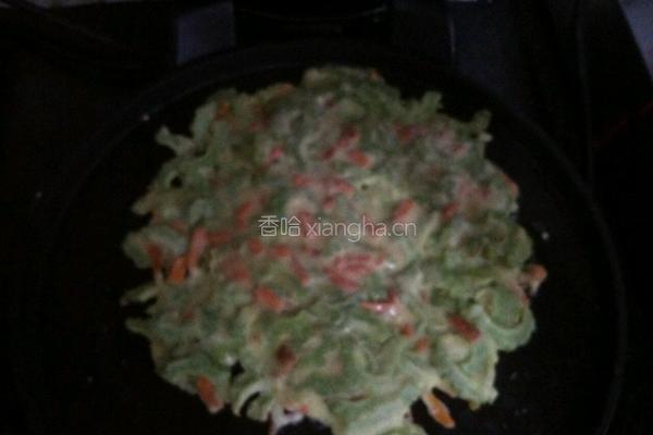 苦瓜蛋饼的做法图解6