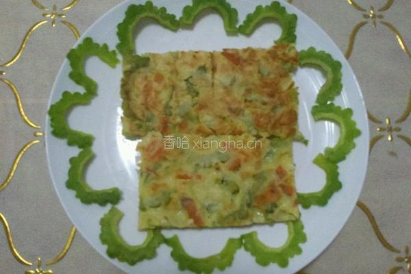 苦瓜蛋饼的做法图解9