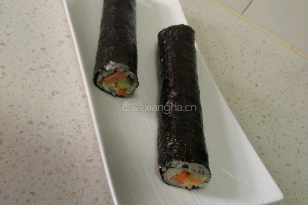 沙拉紫菜包饭的做法图解8