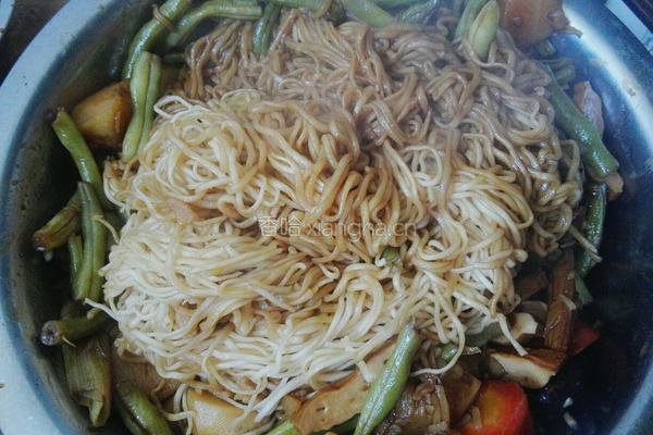 豆角土豆素卤面的做法图解12