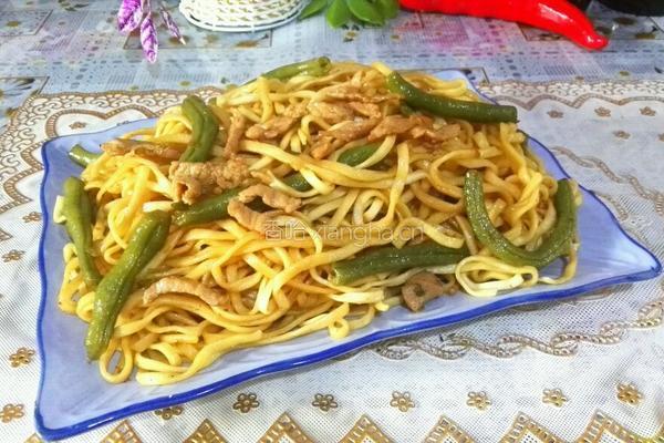 豆角焖面的做法图解7