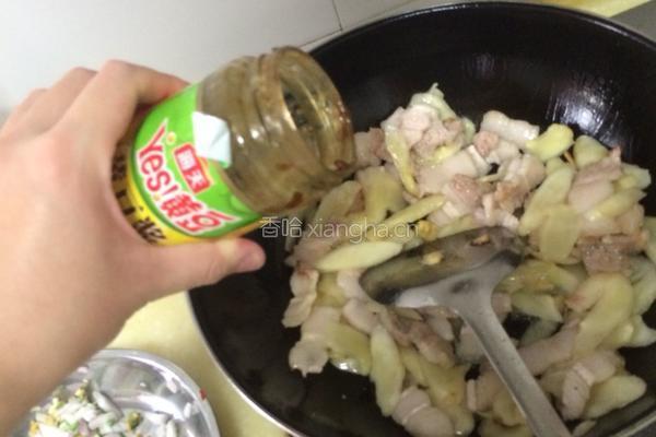 嫩姜炒肉的做法图解9