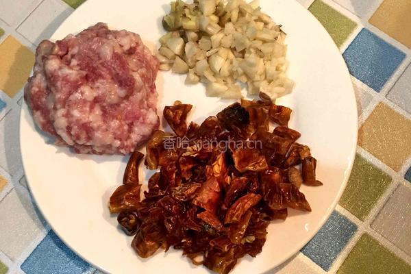 干煸四季豆的做法图解2