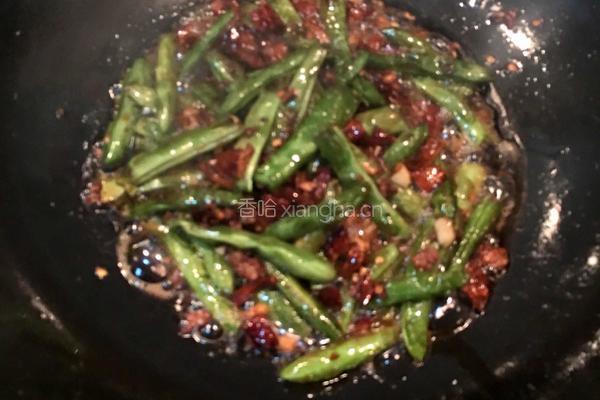 干煸四季豆的做法图解6