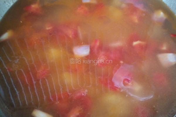 西红柿土豆汤的做法图解5