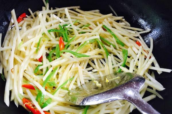 醋溜土豆丝的做法图解5