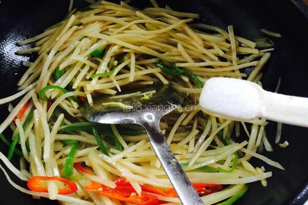 醋溜土豆丝的做法图解7