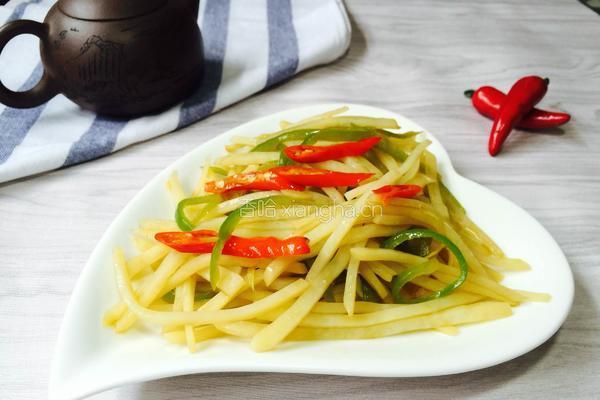 醋溜土豆丝的做法图解9