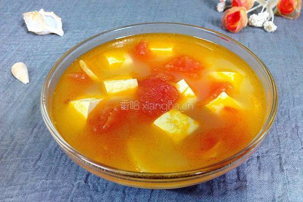 番茄豆腐汤的做法图解7