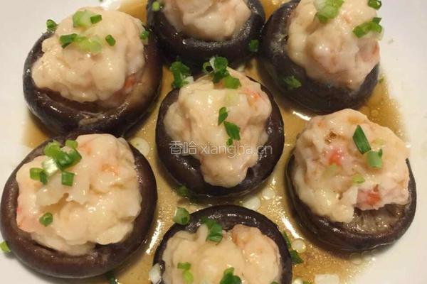 虾泥香菇酿