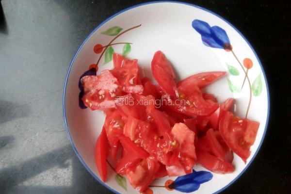 西红柿鸡蛋炒火腿的做法图解1
