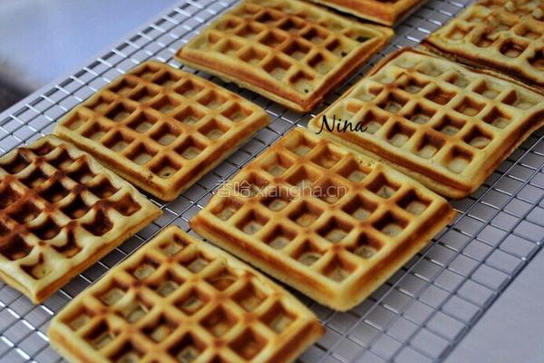 草莓华夫饼的做法图解9