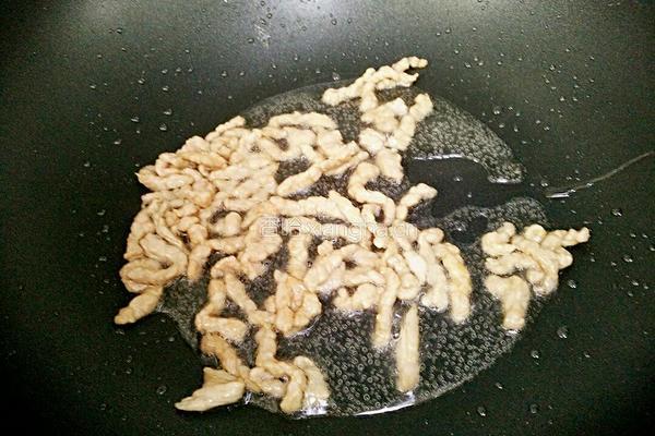 泡菜苕粉炒肉丝的做法图解4