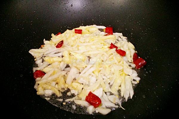 泡菜苕粉炒肉丝的做法图解6