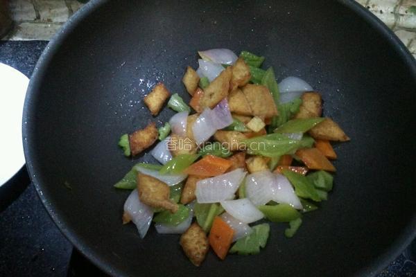 清炒时蔬豆腐的做法图解12