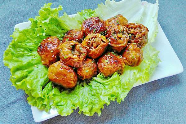 红烧油面筋塞肉的做法图解16