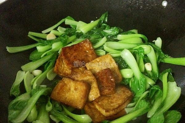 油菜豆腐的做法图解6