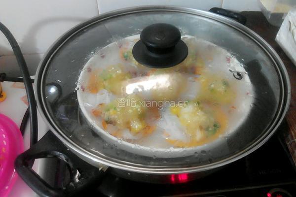 蒜蓉扇贝蒸粉丝的做法图解10