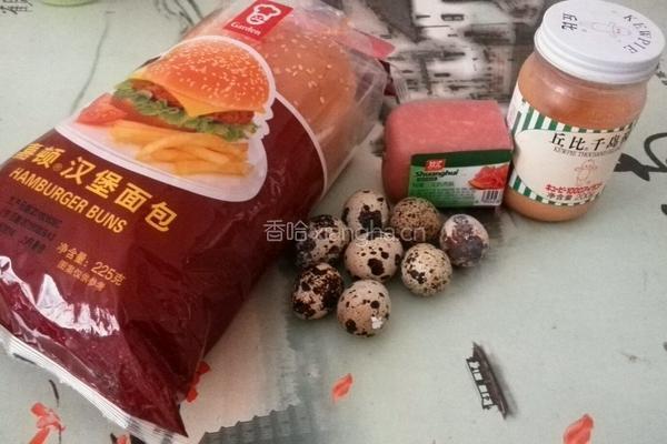 自制简易汉堡包～的做法图解1