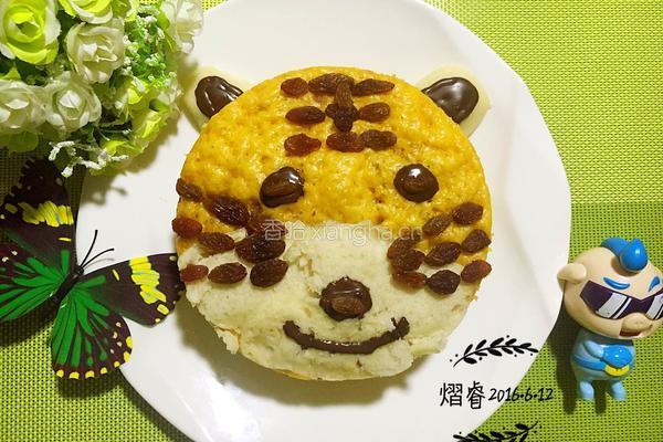 巧虎南瓜发糕的做法图解7