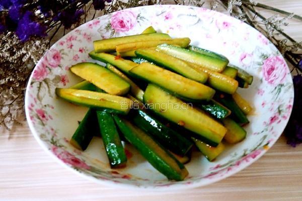 快炒黄瓜的做法图解4