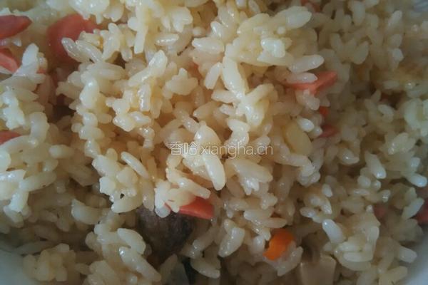 火腿炒饭的做法图解3