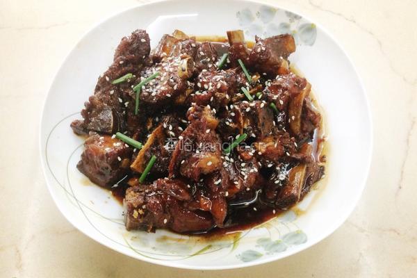 糖醋红烧排骨的做法图解9
