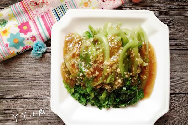 蚝油生菜的做法图解5