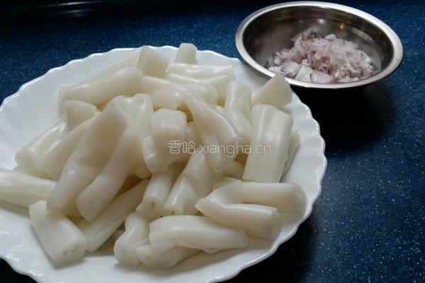 混醬炒腸粉的做法图解1