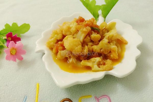 番茄菜花的做法图解8