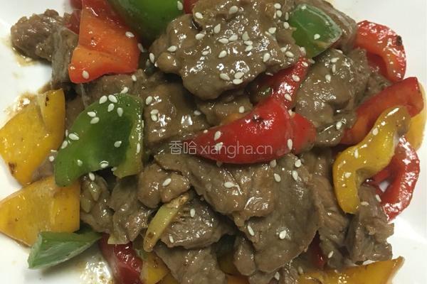 彩椒孜然牛肉的做法图解6