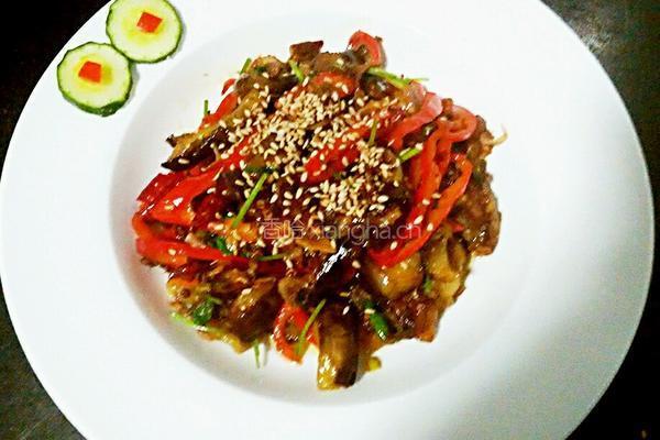 芝香辣茄子的做法图解12